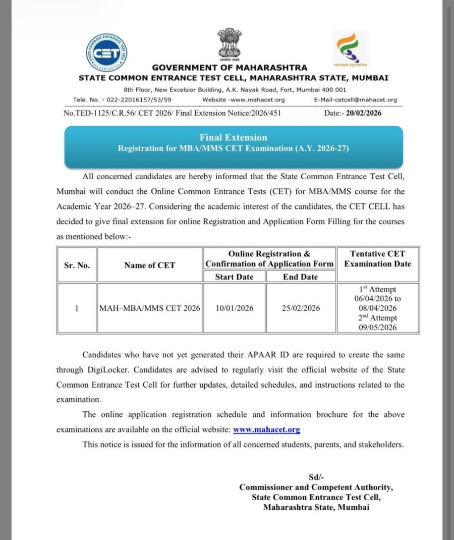 MBA Admission Process 2026-27